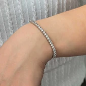 Gümüş Su Yolu Asansörlü Kadın Bileklik thumbnail 1