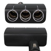 Olesson 1520 12-24V 120 Watt 3'Lü Araç Çakmak Çoklayıcı - 2