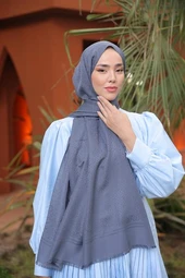 B Desen Şal Antrasit thumbnail 4