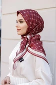Q Serisi Eşarp Bordo - 3