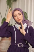 Abiye Eşarp Lila - 2