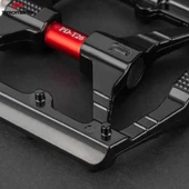 Sarissa T26 Çift Kovanlı Alüminyum Geniş Platform DU Peilin Rulman Bisiklet Pedalı Siyah - 5