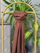 Düz Şal Kahve - 1