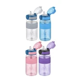 Uzspace Tritan Pipetli Su Matarası 440ML 4105 Mor - 3