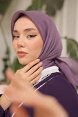 Abiye Eşarp Lila - 4