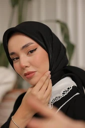 Abiye Eşarp Siyah - 6