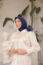 Abiye Eşarp Gece Mavi - 3