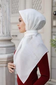 Abiye Eşarp Beyaz - 2