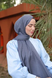 B Desen Şal Antrasit thumbnail 1