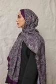Etnik Desen Larisa Şal Mor - 6