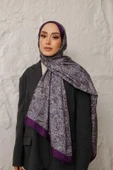 Etnik Desen Larisa Şal Mor - 2