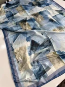 Ice Serisi Şal Lacivert - 2