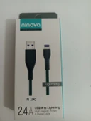 Ninova N19C 2.4A Usb A-Lightning Hızlı Şarj ve Data Kablosu thumbnail 1