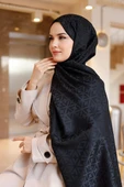 İpeksi Jakar Deluxe Şal Siyah thumbnail 3