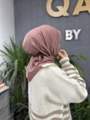 G Desen Eşarp Gül Kurusu - 1