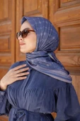 Q Serisi Eşarp İndigo - 3
