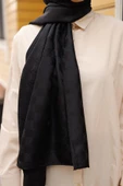Dama Desen Şal Siyah - 1