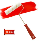 Dekor-1085 Eksport 14 mm Tüylü 2 cm İç Cephe Saplı Kalorifer Boya Rulosu 15 cm thumbnail 1