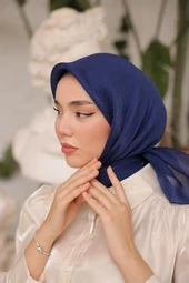 Abiye Eşarp Gece Mavi - 5