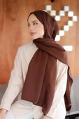 Line Şal Kahve - 4