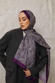 Etnik Desen Larisa Şal Mor - 3
