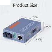 Anunnaki Gigabit Fiber Medya Dönüştürücü  5km HTB-Gs-03a/b Gigabit Çevirici Ethernet Media Converter thumbnail 3