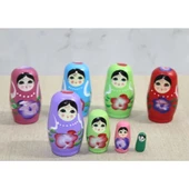 4'Lü Ahşap Matruşka thumbnail 1