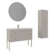 Orka Milazzo 100 cm Callisto Ayaklı Banyo Dolabı Takımı ve Boy Dolabı thumbnail 1