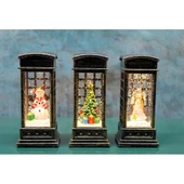 Telefon Kulübeli Işıklı Kar Küresi thumbnail 1