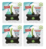 Stepy Tasmalı Köpek Kaka Torbası Taşıma Aparatı 20 Torba x 4 Adet thumbnail 1