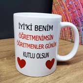 Öğretmene Hediye Kupa Bardak - 1
