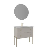 Orka Milazzo 80 cm Callisto Ayaklı Banyo Dolabı Alt Modül Lavabo thumbnail 2