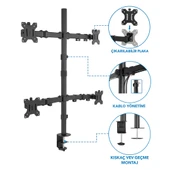 Pm-054 13-27'' Mekanik Dört Monitör Tutucu 28259 - 2