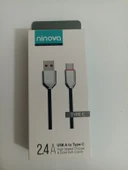 Ninova N23C 2.4A Usb A-Type-C Hızlı Şarj ve Data Kablosu thumbnail 1