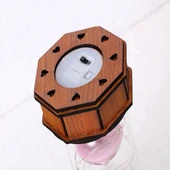 Işikli Dekoratif Ahşap Kum Saati thumbnail 5