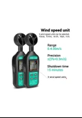 Gn301 Dijital Anemometre Termometre Aneng Sıcaklık Arkadan Aydınlatmalı El Rüzgar Hızı Ölçer Anemometer - 11