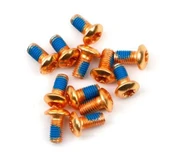 PRO Bisiklet Scooter Fren Disk Vidası Rotor Civatası 6 Vida MTB Rotor Vidası 12li Paket Gold Sarı thumbnail 1