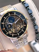 Reward Otomatik Çelik Kordon 5 Atm Suya Dayanıklı Erkek Kol Saati VS.BLKT.0611 thumbnail 1