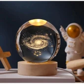 Samanyolu Renk Değiştiren Işıklı Cam Küre 6cm thumbnail 1