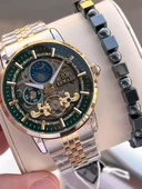 Reward Otomatik Çelik Kordon 5 Atm Suya Dayanıklı Erkek Kol Saati VS.BLKT.0612 thumbnail 1