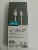Ninova N08C 2.4A Usb A-Micro USB Hızlı Şarj ve Data Kablosu - 2