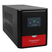 Andespower UPS1200VA 1200VA 12V7.5AHx2 Ups Kesintisiz Güç Kaynağı Line İnteraktif - 2