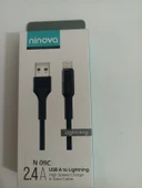 Ninova N09C 2.4 A Usb A-Lightning Hızlı Şarj ve Data Kablosu thumbnail 1