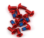 PRO Bisiklet Scooter Fren Disk Vidası Rotor Civatası 6 Vida MTB Rotor Vidası 12li Paket Kırmızı thumbnail 1
