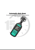 Gn301 Dijital Anemometre Termometre Aneng Sıcaklık Arkadan Aydınlatmalı El Rüzgar Hızı Ölçer Anemometer - 8