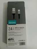 Ninova N49C 2.4 A Usb A-Lightning Hızlı Şarj ve Data Kablosu - 2