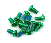 PRO Bisiklet Scooter Fren Disk Vidası Rotor Civatası 6 Vida MTB Rotor Vidası 12li Paket Yeşil Renk thumbnail 1