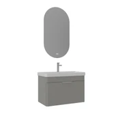 Orka Procida 80 cm Mat Kaşmir Banyo Dolabı Alt Modül Lavabo thumbnail 2