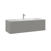 Orka Olbia 120 cm Mat Kaşmir Banyo Dolabı Alt Modül Lavabo thumbnail 1