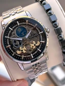 Reward Otomatik Çelik Kordon 5 Atm Suya Dayanıklı Erkek Kol Saati VS.BLKT.0610 thumbnail 1